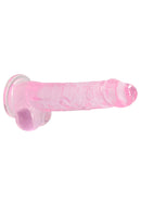 Dildo réaliste avec boules - 8 / 21 cm
