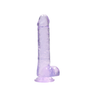 Dildo réaliste avec boules - 8 / 21 cm