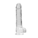 Dildo réaliste avec boules - 9 / 23 cm