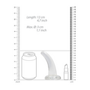 Dildo Non-Réaliste avec Ventouse - 5 / 11,5 cm