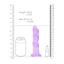 Dildo Non-Réaliste avec Ventouse - 7 / 17 cm