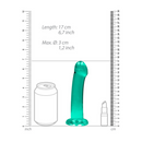 Dildo Non-Réaliste avec Ventouse - 7 / 17 cm