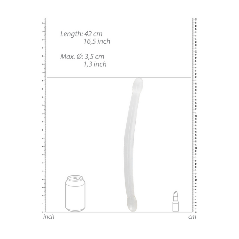 Double Dong Non-Réaliste - 17 / 42 cm