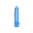 Dildo réaliste avec boules - 10 / 25,4 cm