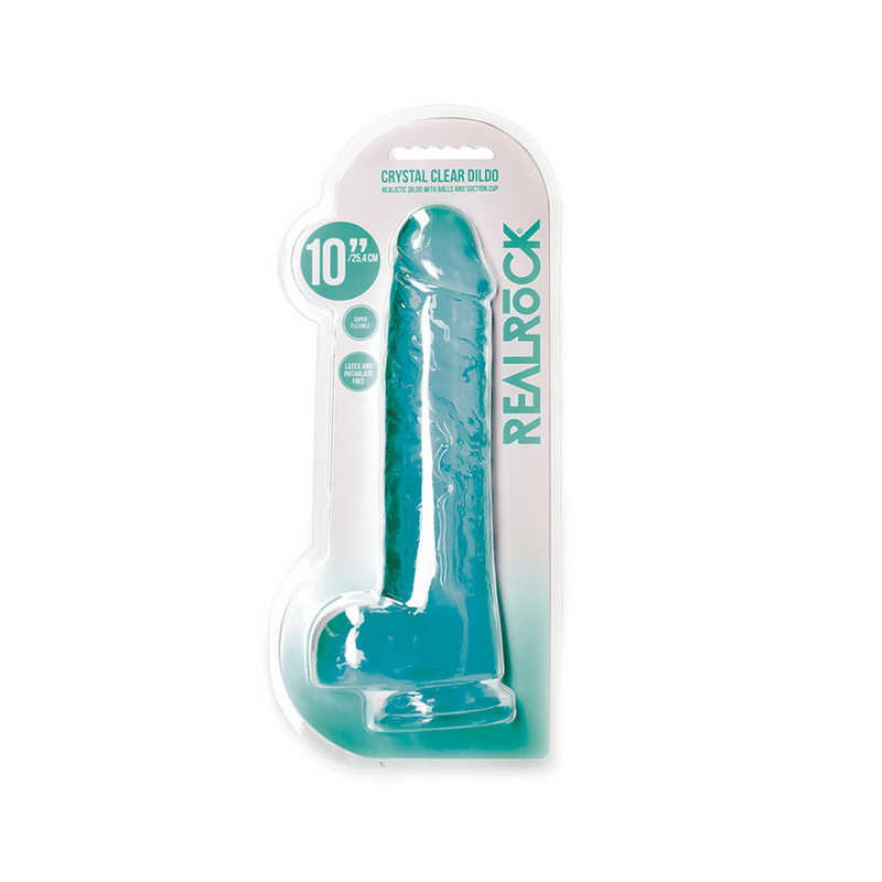 Realistic Dildo with Balls - 10 / 25,4 cm