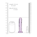 Dildo Réaliste Droit avec Ventouse - 6'' / 14,5