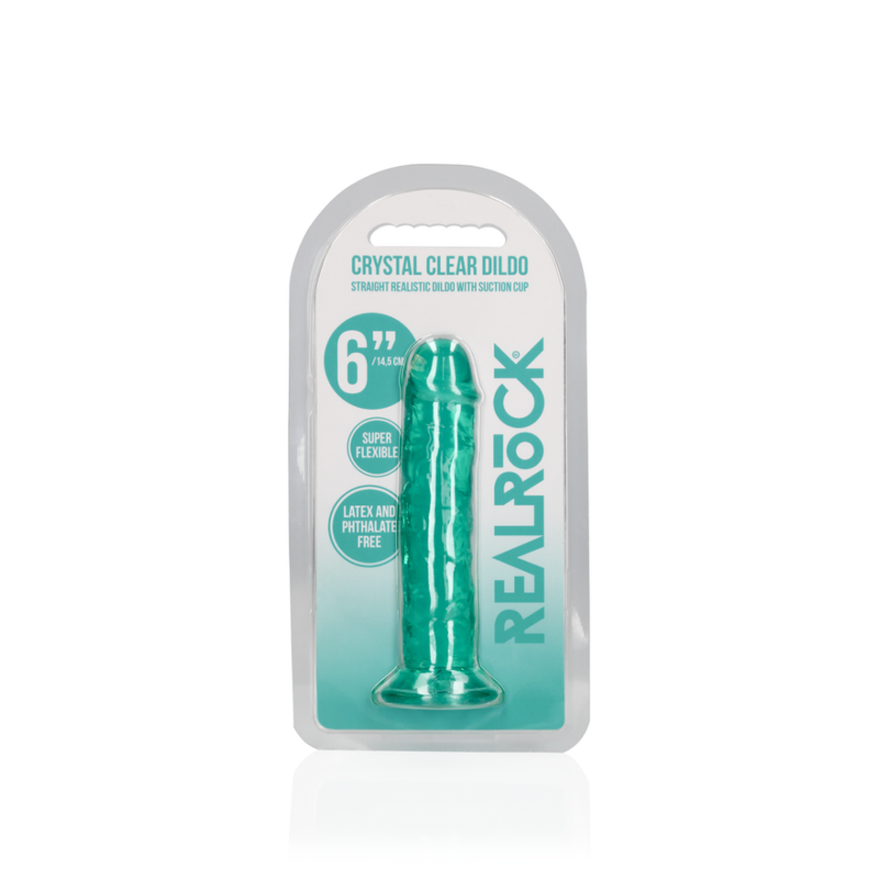 Straight Realistic Dildo with Suction Cup - 6'' / 14,5