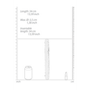 Double Dong Réaliste - 33 cm / 13''