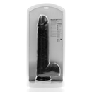 Extra Large Straight avec Boules 15 / 38 cm - Noir