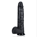 Extra Large Straight avec Boules 15 / 38 cm - Noir