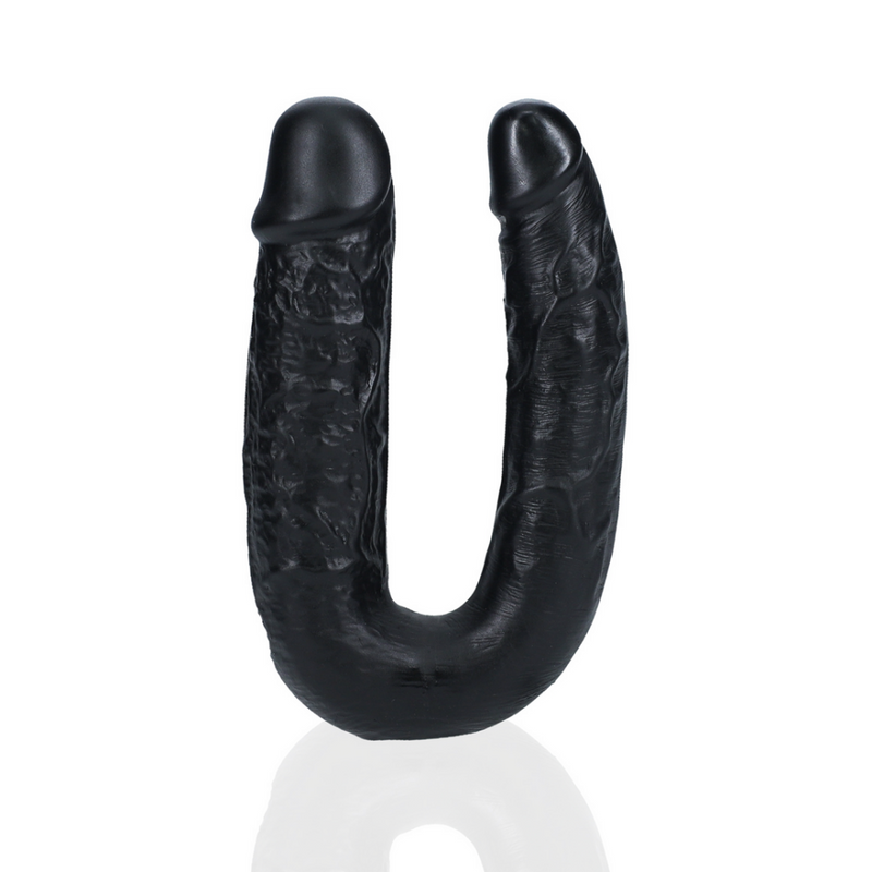 U Shaped Double Dildo 5 / 12,7 cm - Black