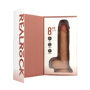 Vibromasseur et Pénis Droit avec Boules - 8 / 20,5 cm - Tan