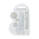 Dildo réaliste avec testicules - 5 / 12,7 cm - Transparent