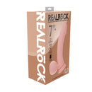 Dual Density Rechargeable Liquid Silicone Vibrator - Curved with Weighted Balls - 7 / 18 cm - Flesh