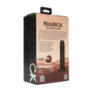 Dildo réaliste courbé en silicone à double densité avec ventouse - 6 / 15,5 cm - Noir