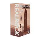 Dildo en silicone réaliste à double densité avec peau glissante - 7 / 18,5 cm - Marron
