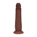 Dildo en silicone réaliste à double densité avec peau glissante - 8 / 20,5 cm - Marron