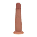 Dildo en silicone réaliste à double densité avec peau glissante - 8 / 20,5 cm - Tan