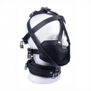 Masque en cuir - Noir