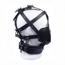 Masque en cuir - Noir