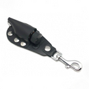 Porte-bouteille en cuir - Petit - Noir