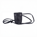 Porte-monnaie en cuir pour Aroma - Noir