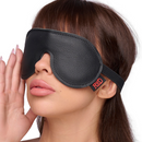 Masque de sommeil en cuir - Noir