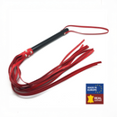 Martinet en bois avec cordes en cuir - 78 cm - Rouge