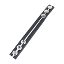 Cockring en cuir ajustable - Blanc