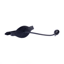 Gag en cuir avec boule gonflable - Noir