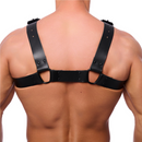 Harnais en cuir Bulldog - L/XL - Noir