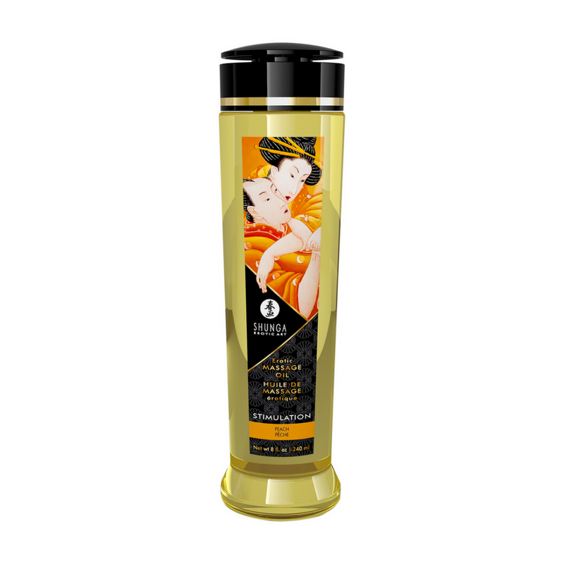 Huile de massage érotique - Pêche - 8 fl oz / 240 ml