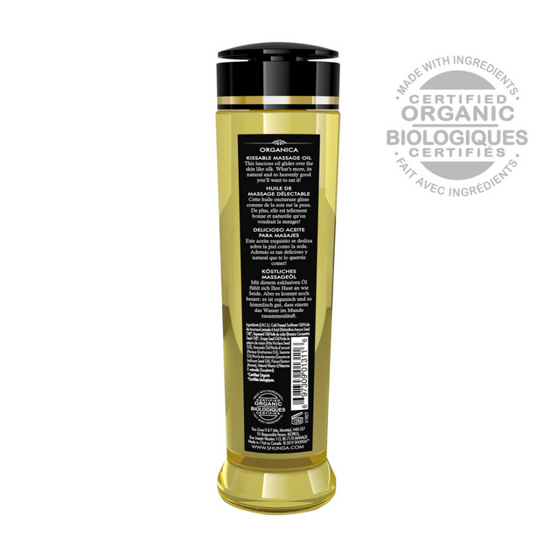 Huile de massage Organica - Thé vert - 8 fl oz / 240 ml