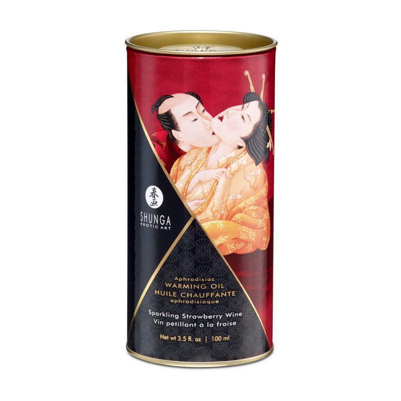 Huile Aphrodisia - Vin Pétillant aux Fraises - 3,5 fl oz / 100 ml