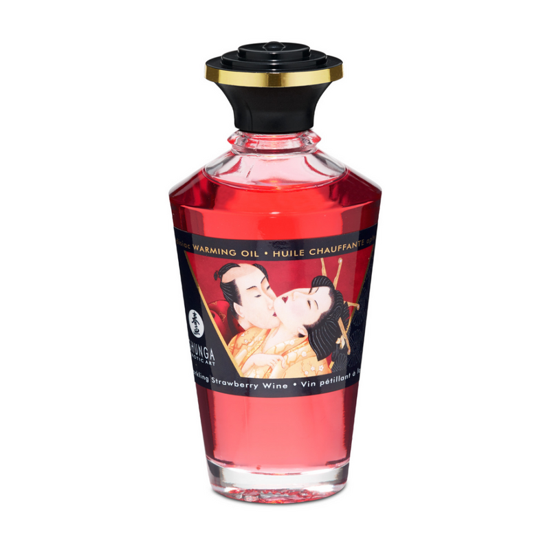 Huile Aphrodisia - Vin Pétillant aux Fraises - 3,5 fl oz / 100 ml