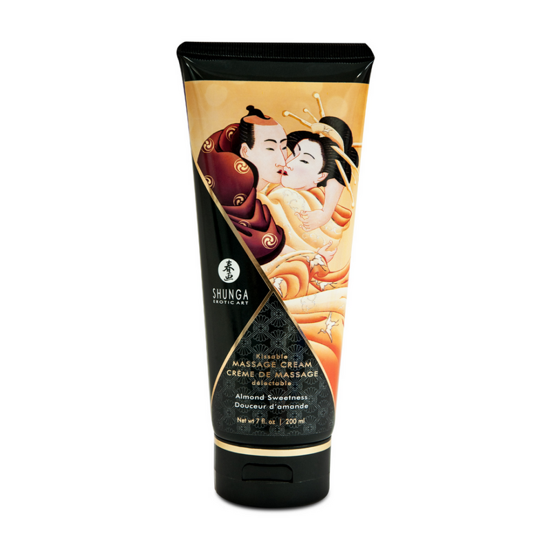 Crème de Massage Baisable - Douceur d'Amande - 7 floz / 200 ml