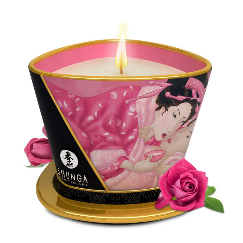 Bougie de Massage - Roses - 5.7 oz / 170 ml