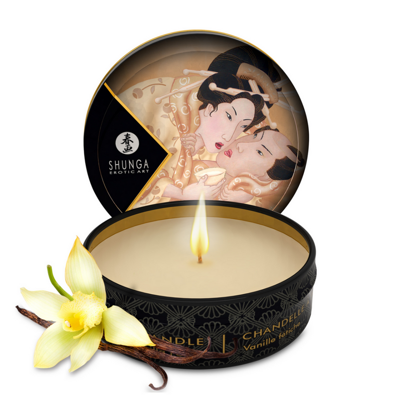 Mini bougie de massage - Vanille - 1 oz / 30 ml
