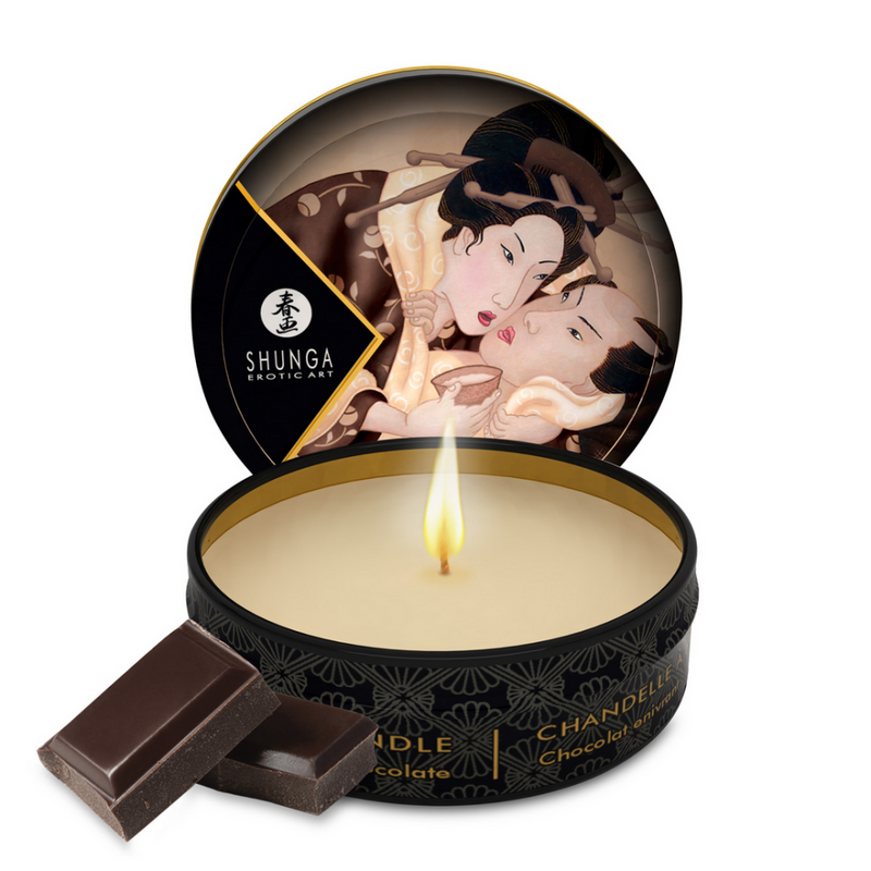 Mini bougie de massage - Chocolat envoûtant - 1 oz / 30 ml
