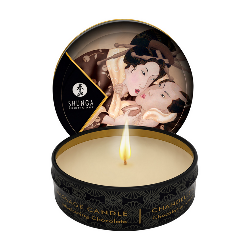 Mini bougie de massage - Chocolat envoûtant - 1 oz / 30 ml