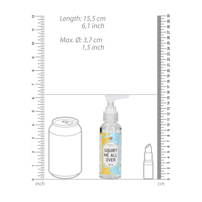 Squirt Me All Over - Lubrifiant à base d'eau - 3 fl oz / 100 ml