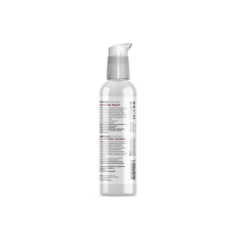 Lubrifiant 4 en 1 au goût de fruit de la passion sauvage - 4 fl oz / 118 ml
