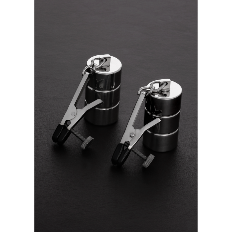 Pince-tétons ajustables + poids interchangeables - 2 pièces