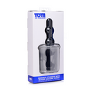 Cylindre Rosebud avec perles anales en silicone