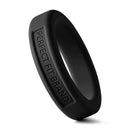 Anneau Hefty en silicone classique - Cockring - 1,4 / 3,6 cm - Noir