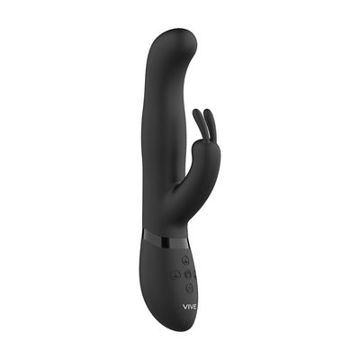 Izara - Rotating Beads Rabbit Vibrator - Black