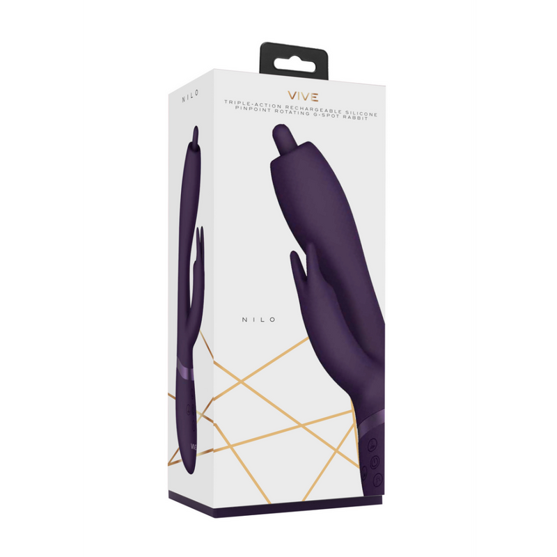 Nilo - Pinpoint Rotating G-spot Rabbit - Purple