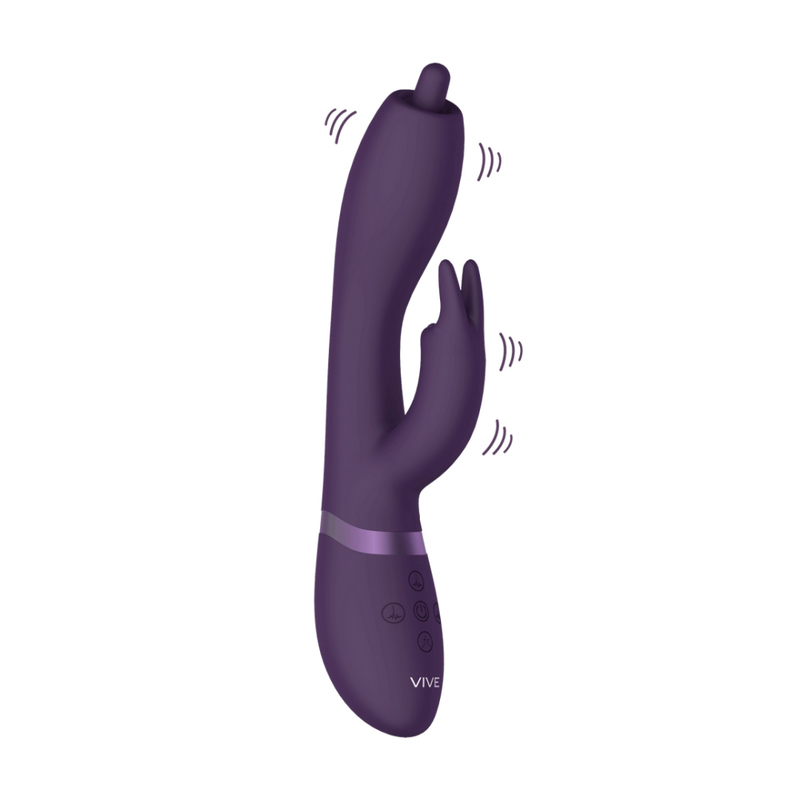 Nilo - Pinpoint Rotating G-spot Rabbit - Purple