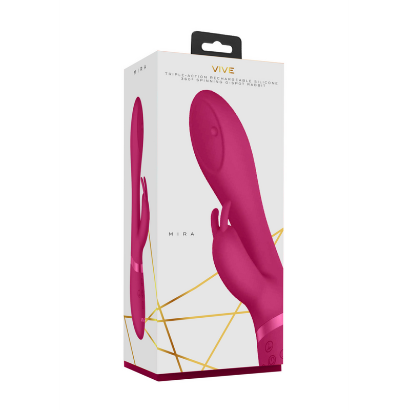 Mira - Spinning G-spot Rabbit - Pink