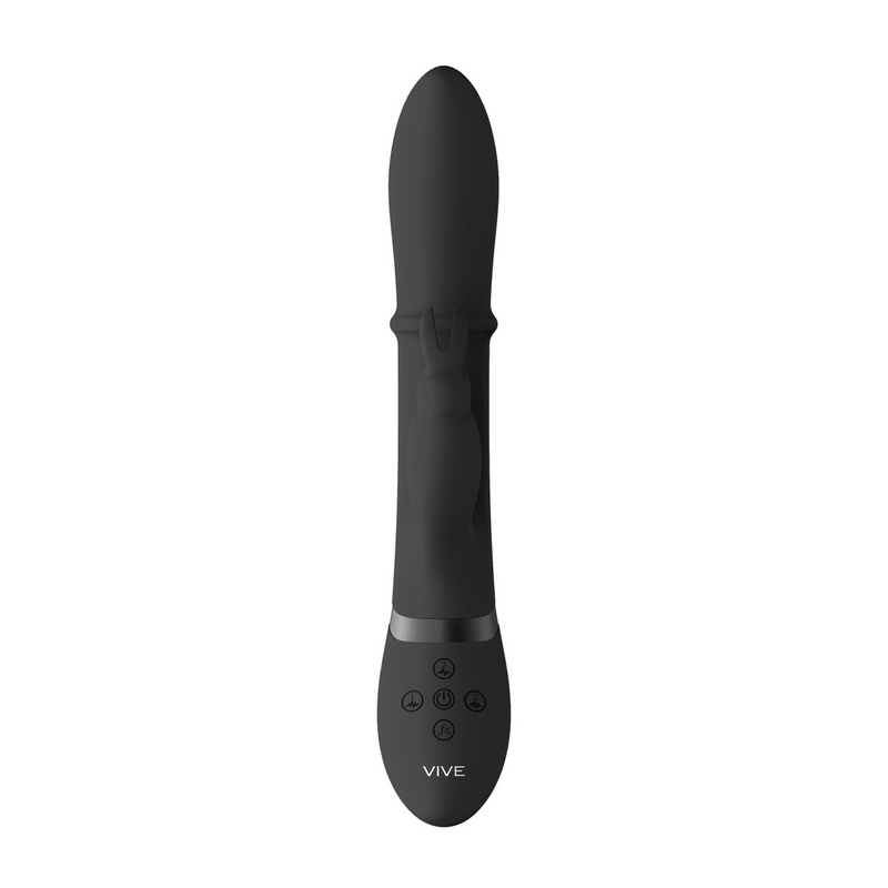 Halo - Ring Rabbit Vibrator - Black